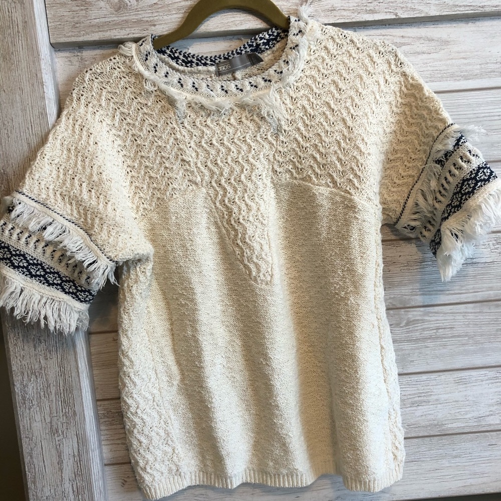 ASOS off white top with cute detailing